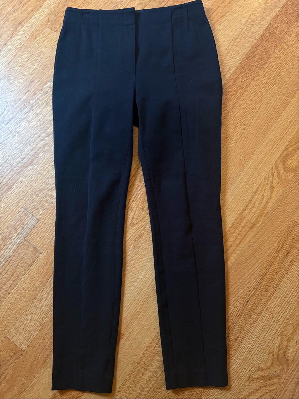 LOFT The Kendall Skinny Black Pull On Pants Size 6 Slim Stretch Career Pants